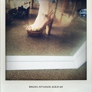 Brian Atwood platforms: SOLD